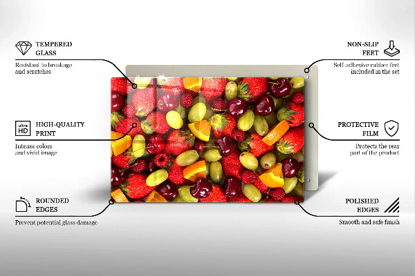 Osłona płyty indukcyjnej Letnie owoce