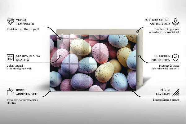 Osłona płyty indukcyjnej Wielkanocne jajka