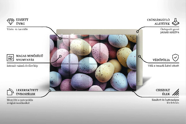 Osłona płyty indukcyjnej Wielkanocne jajka