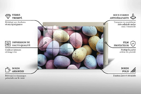 Osłona płyty indukcyjnej Wielkanocne jajka