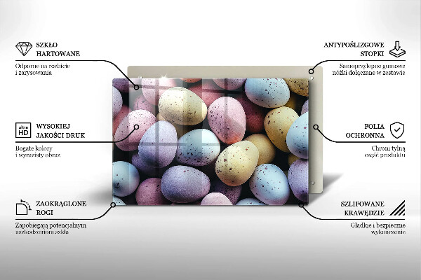 Osłona płyty indukcyjnej Wielkanocne jajka