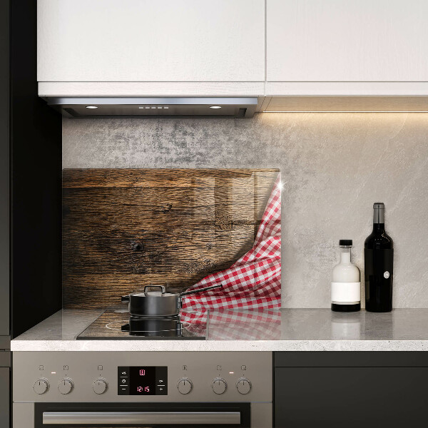 Osłona płyty indukcyjnej Drewniany stół