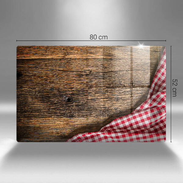 Osłona płyty indukcyjnej Drewniany stół