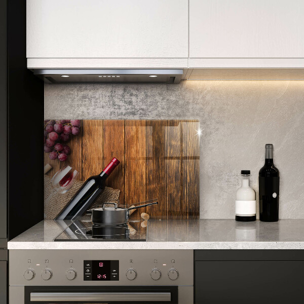 Osłona płyty indukcyjnej Butelka czerwonego wina