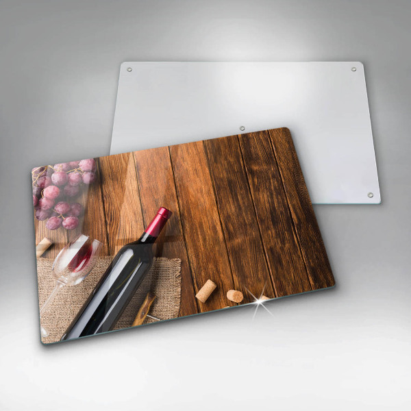 Osłona płyty indukcyjnej Butelka czerwonego wina