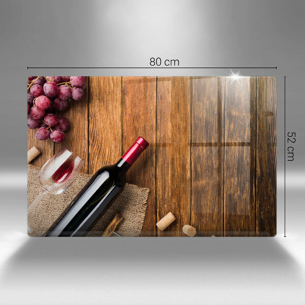 Osłona płyty indukcyjnej Butelka czerwonego wina