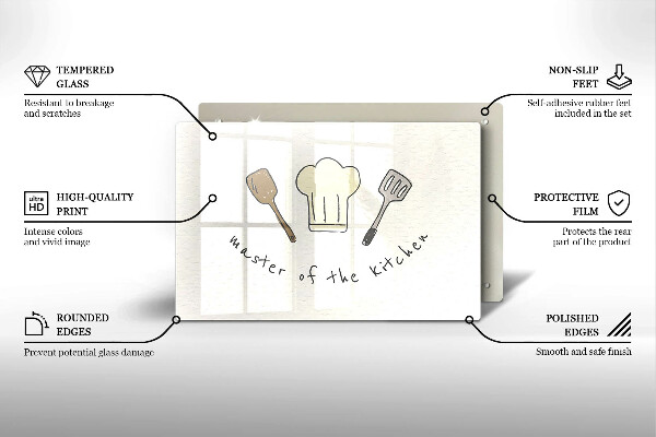 Osłona płyty indukcyjnej Master of the Kitchen