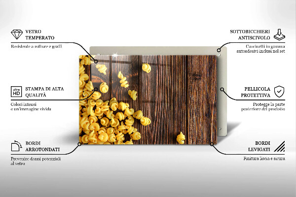Osłona płyty indukcyjnej Makaron na stole