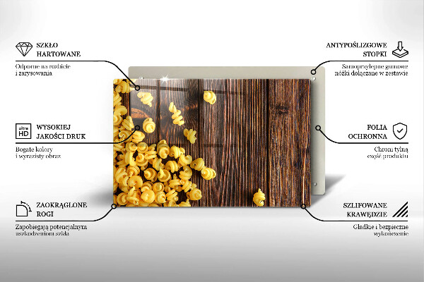 Osłona płyty indukcyjnej Makaron na stole