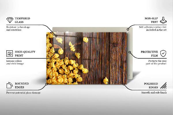 Osłona płyty indukcyjnej Makaron na stole