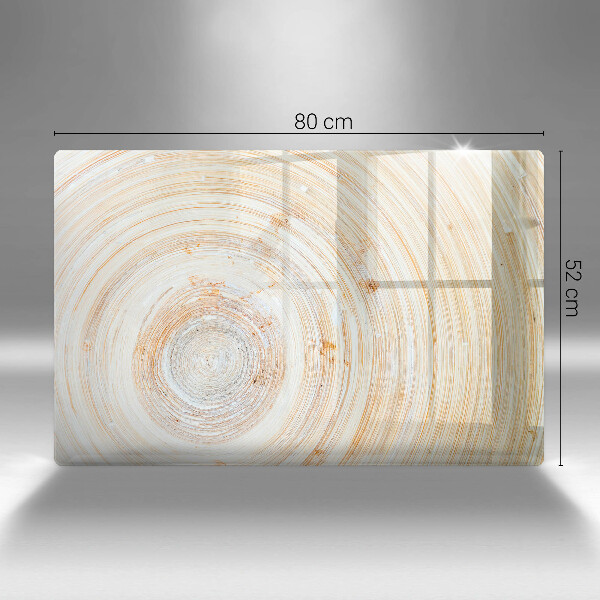 Osłona płyty indukcyjnej Tekstura drewna