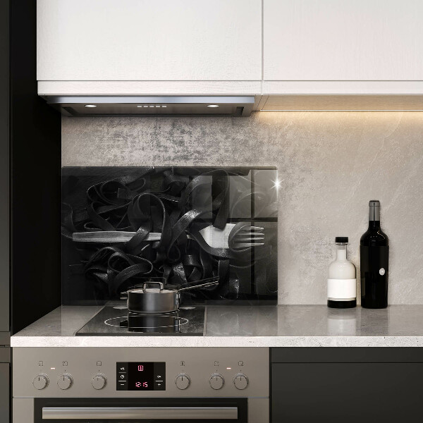 Osłona płyty indukcyjnej Czarny makaron Tagliatelle