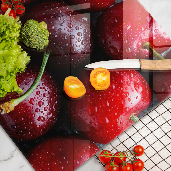 Osłona płyty indukcyjnej Zbliżenie na wiśnie