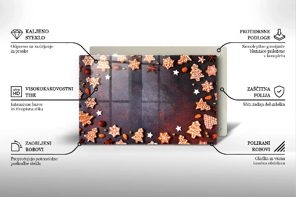 Osłona płyty indukcyjnej Pierniczki świąteczne