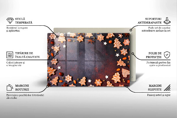 Osłona płyty indukcyjnej Pierniczki świąteczne