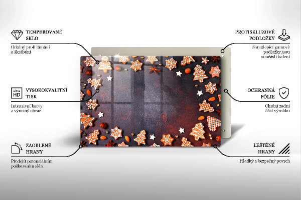 Osłona płyty indukcyjnej Pierniczki świąteczne