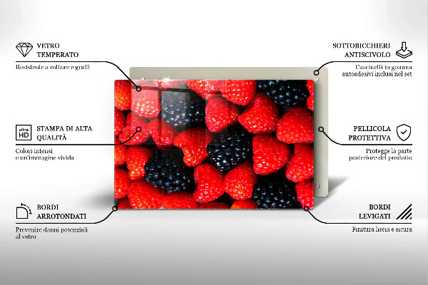 Osłona płyty indukcyjnej Maliny i jeżyny