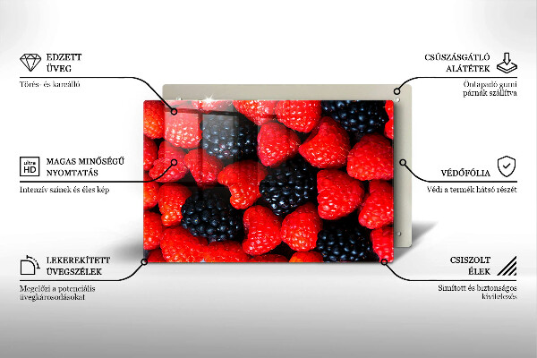Osłona płyty indukcyjnej Maliny i jeżyny