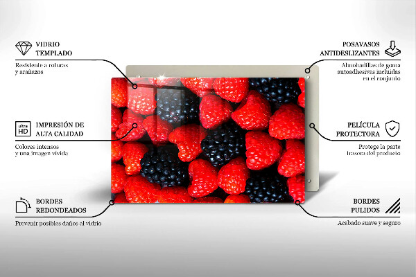 Osłona płyty indukcyjnej Maliny i jeżyny