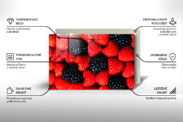 Osłona płyty indukcyjnej Maliny i jeżyny