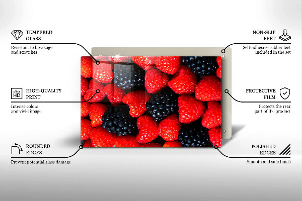 Osłona płyty indukcyjnej Maliny i jeżyny