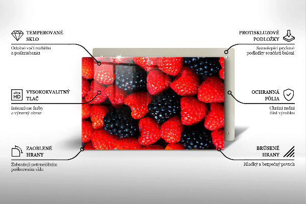 Osłona płyty indukcyjnej Maliny i jeżyny