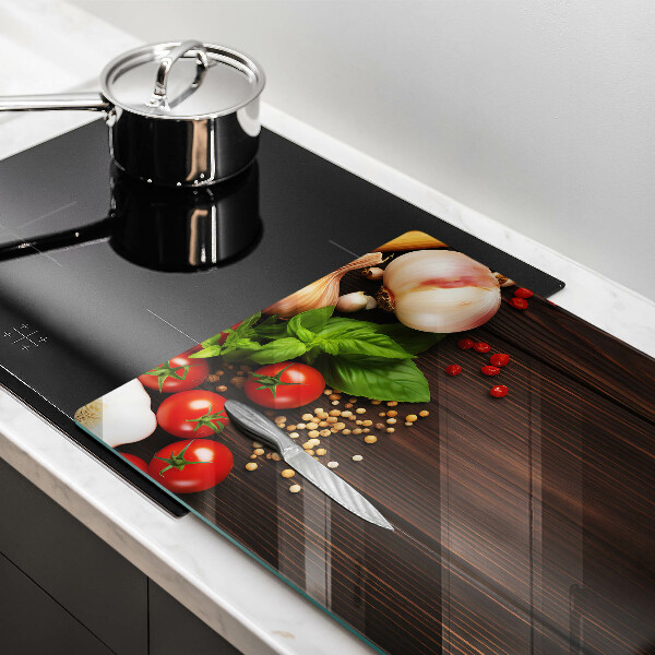 Osłona płyty indukcyjnej Warzywa na stole
