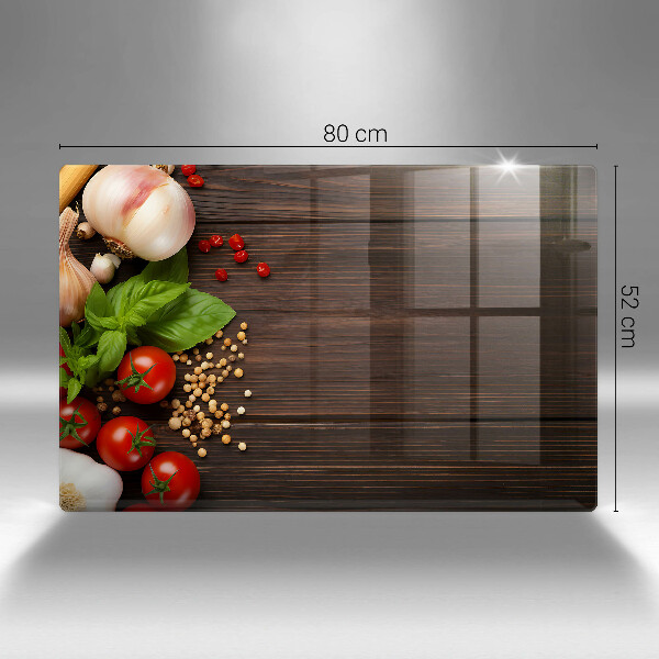 Osłona płyty indukcyjnej Warzywa na stole