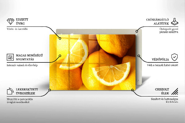 Osłona płyty indukcyjnej Soczyste cytryny