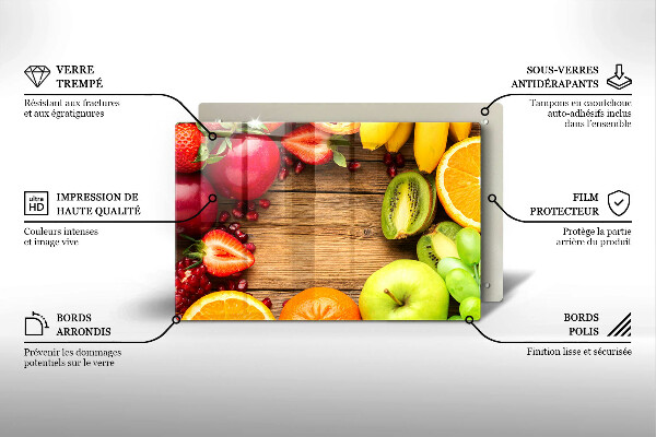 Osłona płyty indukcyjnej Świeże owoce