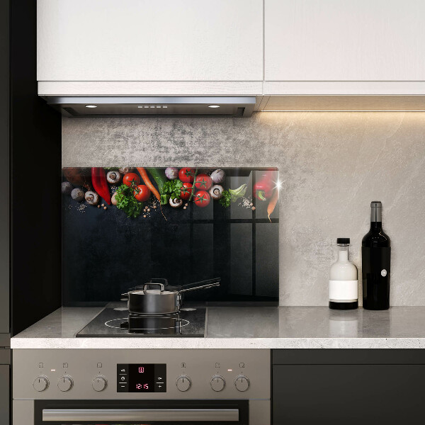 Osłona płyty indukcyjnej Kolorowe warzywa