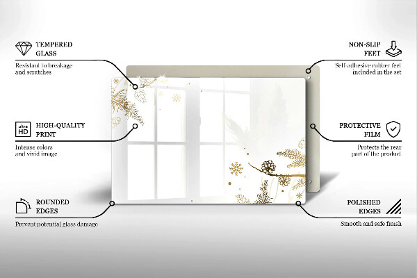 Osłona płyty indukcyjnej Zimowe dekoracje