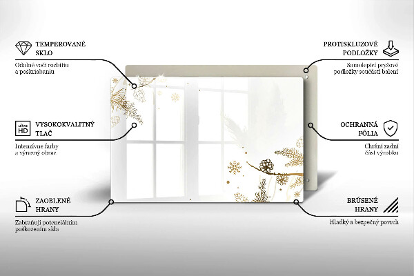 Osłona płyty indukcyjnej Zimowe dekoracje