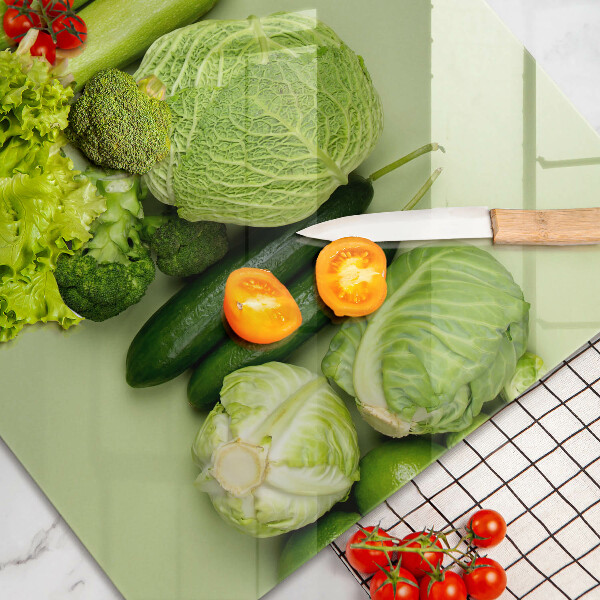 Osłona płyty indukcyjnej Zielone owoce i warzywa