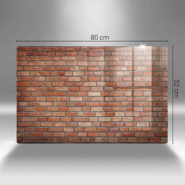 Osłona na ścianę do kuchni Ceglana ściana mur