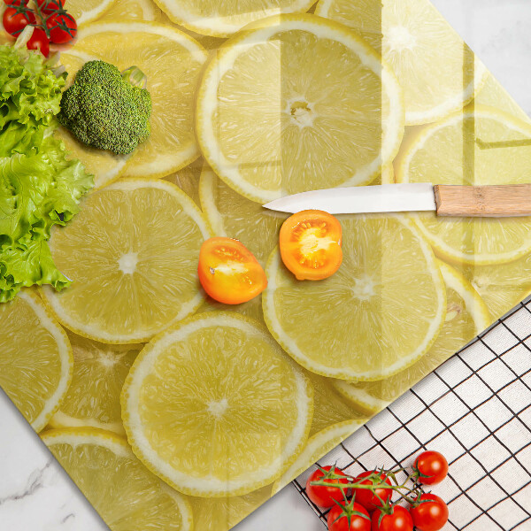 Osłona na ścianę do kuchni Owoce cytryny