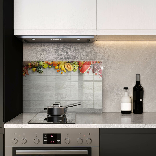 Osłona na płytę indukcyjną Owoce na osłonach