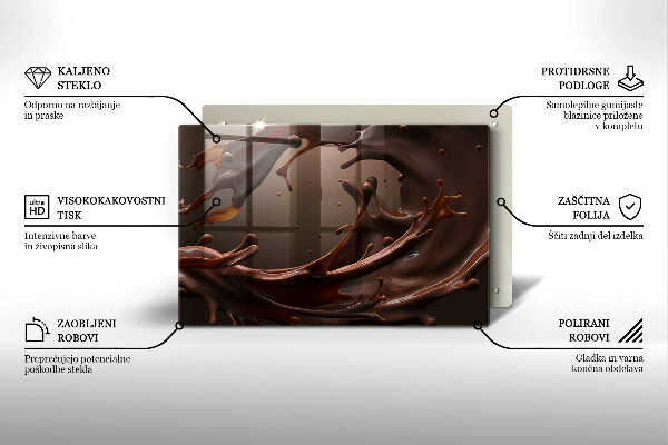 Osłona na płytę indukcyjną Płynna czekolada