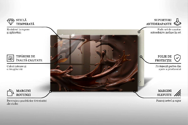 Osłona na płytę indukcyjną Płynna czekolada