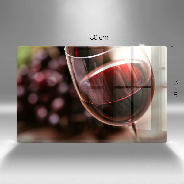 Osłona płyty indukcyjnej Kieliszek czerwonego wina