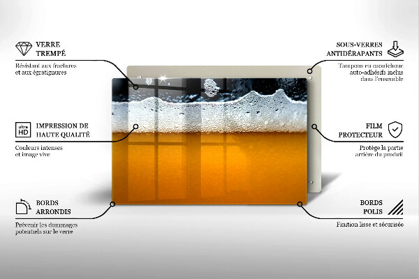 Osłona płyty indukcyjnej Napój piwo piana