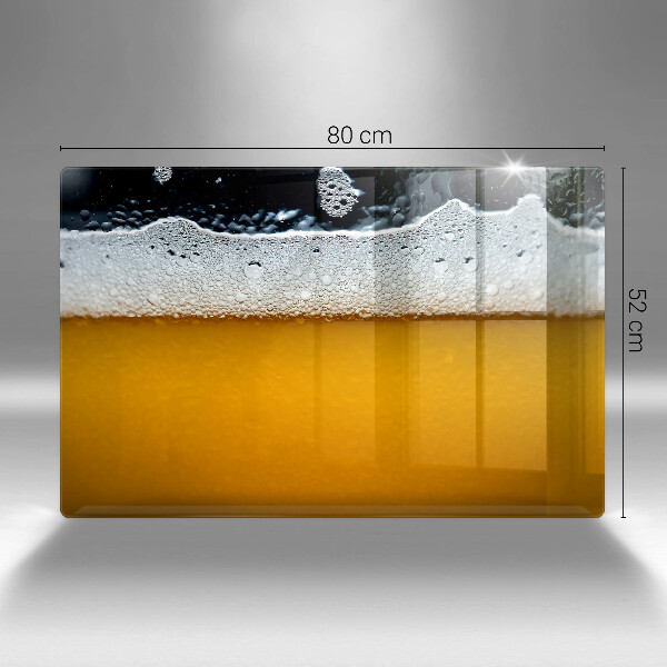 Osłona płyty indukcyjnej Napój piwo piana