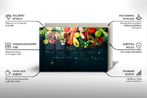 Osłona płyty indukcyjnej Owoce i warzywa