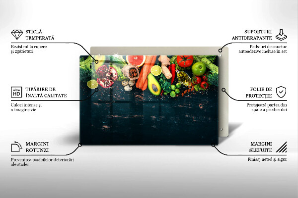 Osłona płyty indukcyjnej Owoce i warzywa