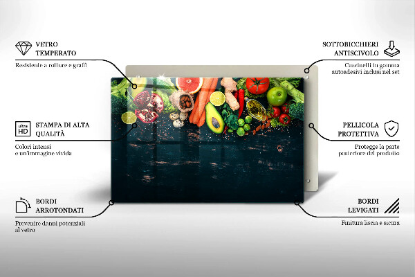 Osłona płyty indukcyjnej Owoce i warzywa