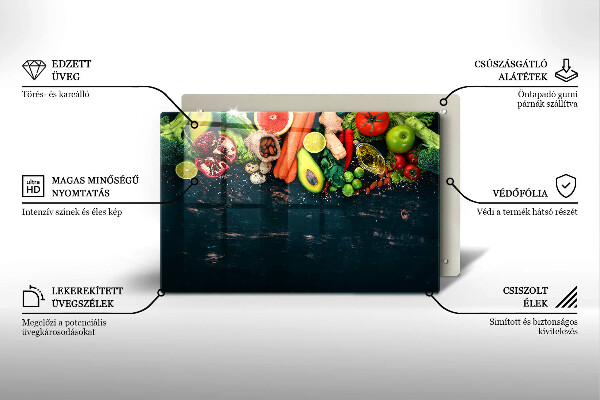 Osłona płyty indukcyjnej Owoce i warzywa