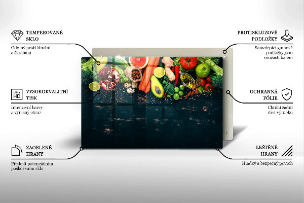 Osłona płyty indukcyjnej Owoce i warzywa