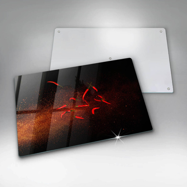 Osłona płyty indukcyjnej Ostre papryczki chili