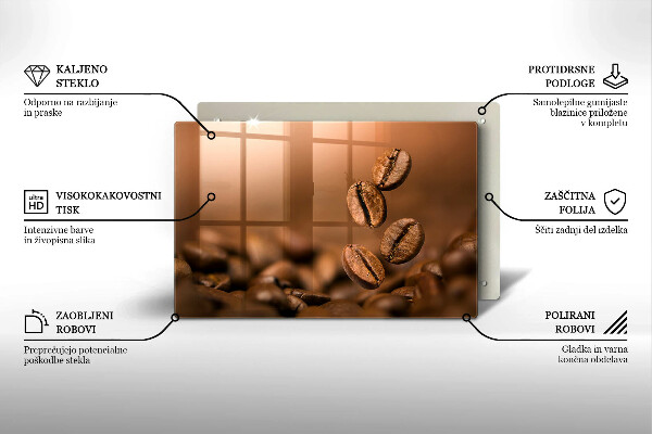 Osłona płyty indukcyjnej Ziarna kawy