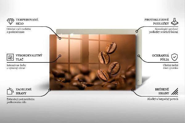 Osłona płyty indukcyjnej Ziarna kawy